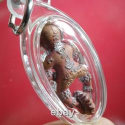 Tewada Noy, Phra Achan Tom Wat Ta Subang BE 2567, thai buddha amulet & card #2