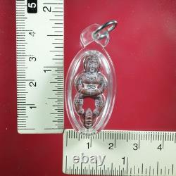 Tewada Noy, Phra Achan Tom Wat Ta Subang BE 2567, thai buddha amulet & card #2