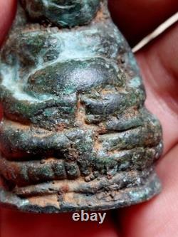 Thai Amulet Buddha Ancient Kru Ayutthaya Wealth Lucky Charm