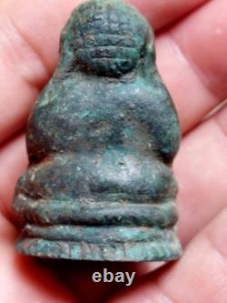 Thai Amulet Buddha Ancient Kru Ayutthaya Wealth Lucky Charm