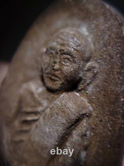 Thai Amulet Buddha Ancient Talisman L. P. Klai Wat Suan Khan Rare, Real