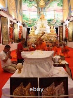 Thai Amulet Buddha Art Casting Ganesha Suk Sabai Golden Bell Dazzling Rainbow