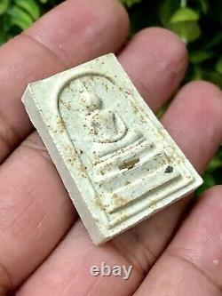 Thai Amulet Buddha Charm Protect Phra Somdej LP Koon Wat Banrai Have Card K048