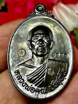 Thai Amulet Buddha Charm Talisman Holy Phra Lp Koon Wat Banrai Be. 2557 Old K969