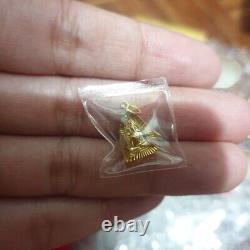 Thai Amulet Buddha Chinnarat Pendant 18K Pendant Real Gold Frame Waterproof #03