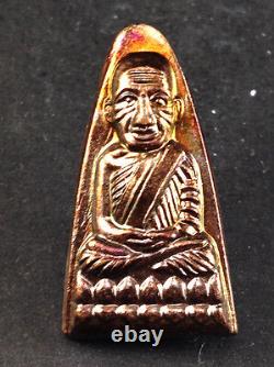 Thai Amulet Buddha Coin LP Tuad TepChomNum Wat ChaTuTadTaRam Luck Rich B. E. 2556