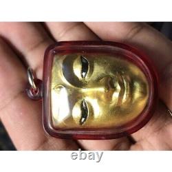 Thai Amulet Buddha Face Small Phim Beautiful Waterproof Case Phra Achan Noom #02