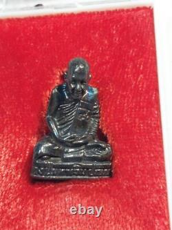 Thai Amulet Buddha Loung Pu Mahachrem 1st Edition Magic luck Wealth talisman