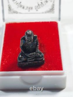 Thai Amulet Buddha Loung Pu Mahachrem 1st Edition Magic luck Wealth talisman