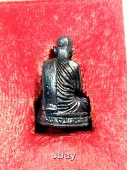 Thai Amulet Buddha Loung Pu Mahachrem 1st Edition Magic luck Wealth talisman