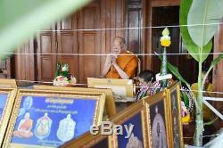 Thai Amulet Buddha Lp Paew Wat Rang Man Series Jao Sua Sae Yid Nawa Loha Enamel