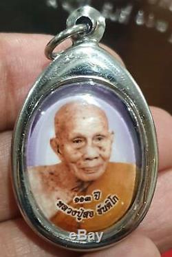 Thai Amulet Buddha Lp Sor Wat Posri Locket&takrut Settee Somprathana Be. 2561
