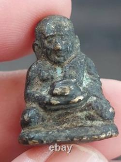 Thai Amulet Buddha Lucky Wealth Magic Pendant