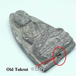 Thai Amulet Buddha Old Lp Thuad Takrut Ajarn Nong Magic Lucky Pendant Amulets