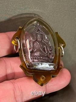 Thai Amulet Buddha Pendant, Phra Phuttha Chinnarat Bronze