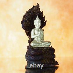 Thai Amulet Buddha Phra Kring Srisakkaya Muchalinda Nagaraj Real Silver #48/99