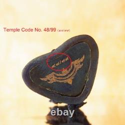 Thai Amulet Buddha Phra Kring Srisakkaya Muchalinda Nagaraj Real Silver #48/99