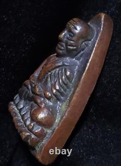 Thai Amulet Buddha Phra L. P. Thuad Tao Reed Wat Chang Hai B. E. 2505 Old, Rare