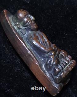 Thai Amulet Buddha Phra L. P. Thuad Tao Reed Wat Chang Hai B. E. 2505 Old, Rare