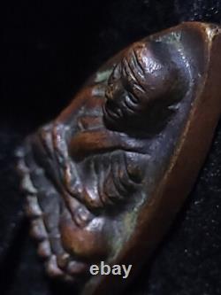 Thai Amulet Buddha Phra L. P. Thuad Tao Reed Wat Chang Hai B. E. 2505 Old, Rare