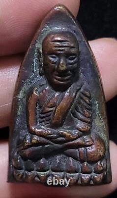 Thai Amulet Buddha Phra L. P. Thuad Tao Reed Wat Chang Hai B. E. 2505 Old, Rare