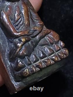 Thai Amulet Buddha Phra L. P. Thuad Tao Reed Wat Chang Hai B. E. 2505 Old, Rare