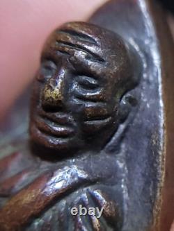 Thai Amulet Buddha Phra L. P. Thuad Tao Reed Wat Chang Hai B. E. 2505 Old, Rare