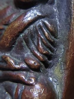 Thai Amulet Buddha Phra L. P. Thuad Tao Reed Wat Chang Hai B. E. 2505 Old, Rare