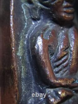 Thai Amulet Buddha Phra L. P. Thuad Tao Reed Wat Chang Hai B. E. 2505 Old, Rare