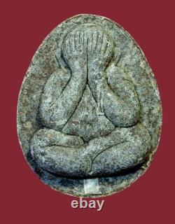 Thai Amulet Buddha Phra Pidta Jumbo Lp Toh lucky pendant Rare Talisman