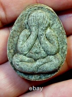 Thai Amulet Buddha Phra Pidta Jumbo Lp Toh lucky pendant Rare Talisman