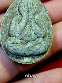 Thai Amulet Buddha Phra Pidta Jumbo Lp Toh lucky pendant Rare Talisman