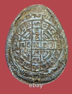 Thai Amulet Buddha Phra Pidta Jumbo Lp Toh lucky pendant Rare Talisman