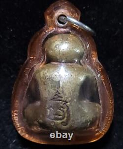 Thai Amulet Buddha Phra Pidta L. P. Mui, Wat Pa Rakam Nuea B. E. 2533 Real, Rare