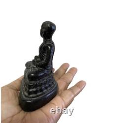 Thai Amulet Buddha Phra Upakut Posture Jok Bat Stop Sun wealth greatness powerfu