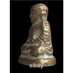 Thai Amulet Buddha Statue LP Ngern Niyom Phim Christmas Gift Rich Luck Wish No. 2