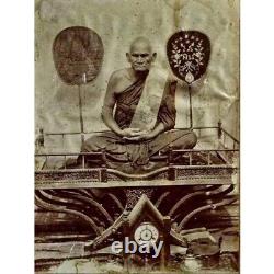 Thai Amulet Buddha Statue LP Ngern Niyom Phim Gold Mixed Rich Luck Wish No. 3