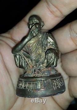 Thai Amulet Buddha Talisman Phra LP Koon Wat Banrai Statues Rich LUCK RARE