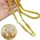 Thai Amulet Chain 7 Hoops Men's Gold Plated Necklace for Buddha Pendants