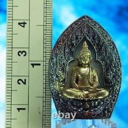 Thai Amulet Coin Phra Kring Buddha Jaosua SaweySuk Ganesha Bronze Rainbow BE2562