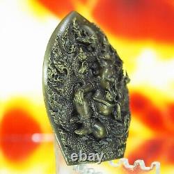 Thai Amulet Coin Phra Kring Buddha Jaosua SaweySuk Ganesha Bronze Satin BE2562