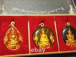 Thai Amulet Emerald Buddha behind King Rama I year1981 3Holy Wat Pho(Chetuphon)
