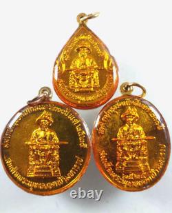 Thai Amulet Emerald Buddha behind King Rama I year1981 3Holy Wat Pho(Chetuphon)