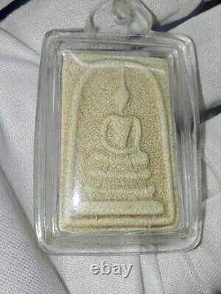 Thai Amulet Gift Buddha Phra Somdej Wat Rakang Diamond Cement Texture Bring Luck