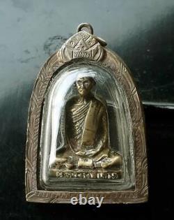 Thai Amulet LP Derm Talisman Thailand Magic Buddha Lucky Pendant BE. 2482