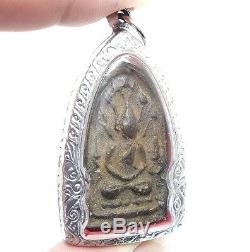 Thai Amulet Lp Boon Samati Lotus Buddha Rich Lucky Long Life Great Siam Pendant