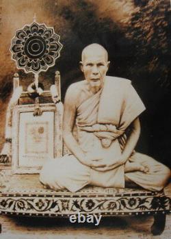 Thai Amulet Magic meditating Buddha Lucky, Phra Somdej Kudsa Lek Luang Pu Puek