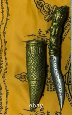 Thai Amulet Meed Mor Talisman Dagger Knife Sword Shaman Buddha Leklai Ganesha