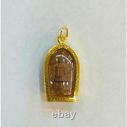 Thai Amulet Naga Buddha Wat Rakang Solid Gold Case Saturday 5 Ceremony 1996 Rare