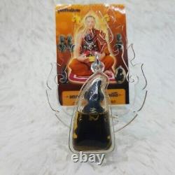 Thai Amulet Ngang Buddha Red Eyed Oil Encrusted Phra Arjarn Amnat Mahaviro Charm